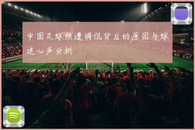 中国足球频遭调侃背后的原因与球迷心声分析